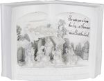 Decoration MagicHome Christmas, Nativity Scene in Book, 3 LED, 3xAA, indoor, 27.5x12x19 cm