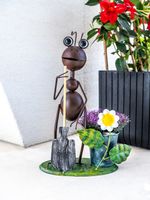 Decoration MagicHome Mecco, Ant with Shovel, metal, 26x16x40 cm