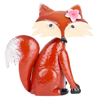 Decoration Mecco, Fox, 26.5 cm, sheet metal