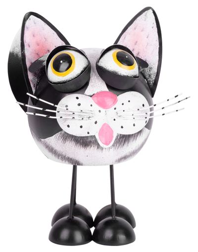 Decoration Mecco, Cat, 25 cm, sheet metal