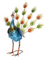 Decoration MagicHome Mecco, Peacock, metal, 49x35.5x53 cm