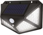 Lámpa Strend Pro SL6251, falra/kerítésre, 100x LED, napelemes, mozgásérzékelő, 200 lm