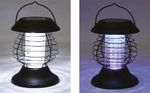 Napelemes lámpa MOKI 58, rovarriasztó, UV LED, 13 x 31 cm