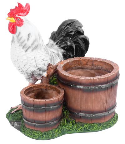 Decoration Gecco 7226, Rooster, polyresin, 31x30x36 cm