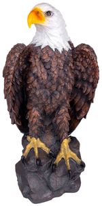 Decoration Gecco 001, Eagle, polyresin, 33x31x62 cm