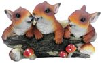 Decoration MagicHome Gecco, Squirrels on Branch, polyresin, 31x22x20 cm