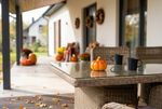 Decoration MagicHome Nature, Pumpkin, terracotta, 13.8x13.8x11 cm