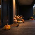 Decoration MagicHome Nature, Pumpkin, terracotta, 10.5x10.5x9.5 cm