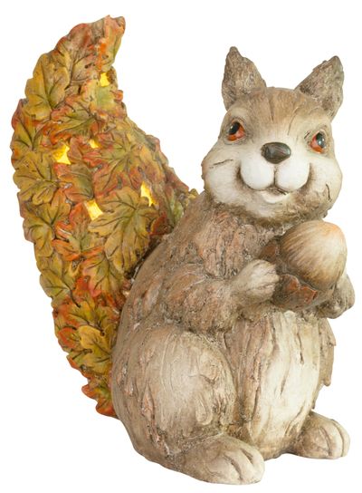 Decoration MagicHome Nature, Squirrel with a nut, ceramics, 33x19x34,50 cm