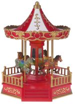 Decoration MagicHome Christmas, Carousel, 4 LED changing colors, with melodies, 3xAA, interior, 18,3