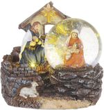 Decoration MagicHome Christmas, Betlehem, 2 LED warm white, 2xAAA, interior, 11x9,50x10 cm