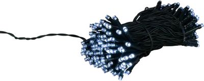 Füzér MagicHome Karácsony CEIBO, 192 hideg fehér LED, 3xAA, időzítő, kültéri, világítás, Hosszúság: 