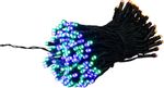 Reťaz MagicHome Vianoce CEIBO, 192 LED viacfarebné, 8 funkcií, časovač, 3xAA, exteriér, osvetlenie, L-14,30 m