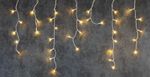 Icicle string lights MagicHome, 200 warm white LED, icicle, steady light, 230 V, 50 Hz, IP44, outdoo