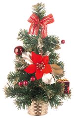 Christmas Tree MagicHome Christmas, decorated, red, 40 cm