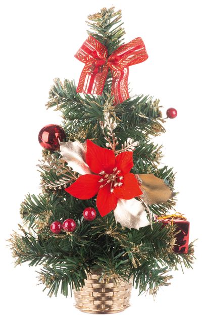 Christmas Tree MagicHome Christmas, decorated, red, 30 cm