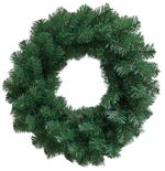 Christmas Wreath MagicHome, natural, 45 cm, 70 branches, STANDARD
