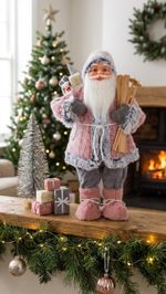 Dekorácia MagicHome Vianoce, Santa, 46 cm