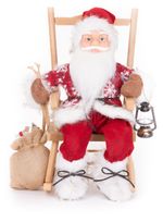 Decoration MagicHome Christmas, Santa, sitting, 46 cm