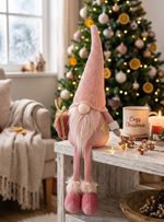 Dekorácia MagicHome Vianoce, Škriatok, 62 cm