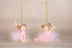Decoration MagicHome Christmas, Ballerina, polyresin, hanging, 9x4x7.5 cm