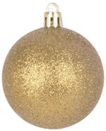 Gömbök MagicHome Karácsony, 20 db, 6 cm, arany, karácsonyfára