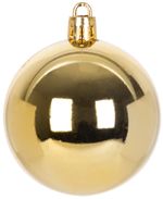 Gömbök MagicHome Karácsony, készlet, 21 db, 6 cm, arany, csúcs, karácsonyfára
