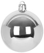 Balls MagicHome Christmas, set, 21 pcs, 6 cm, silver, spike, for Christmas tree