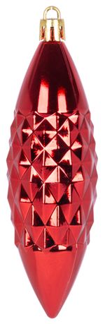 Gömbök MagicHome Karácsony, készlet, 31 db, piros, karácsonyfára