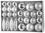 Balls MagicHome Christmas, set, 31 pcs, silver, for Christmas tree