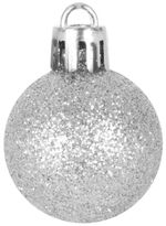 Balls MagicHome Christmas, pack of 12 pcs, 3 cm, silver, for Christmas tree