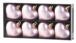 Decoration MagicHome Christmas, pack. 8 pcs, 6 cm, hearts, pink, for Christmas tree
