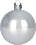 Balls MagicHome Christmas, 10 pcs, white, for Christmas tree, 5 cm