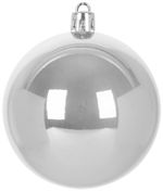 Gömbök MagicHome Karácsony, 8 db, ezüst, karácsonyfára, 7 cm