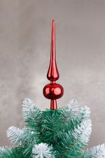 Decoration MagicHome Christmas, 1 pc, 25 cm, tree topper, red, for Christmas tree