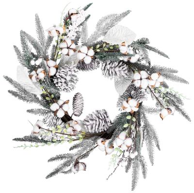 Garland MagicHome Christmas, with snow branches, 60x60x14 cm