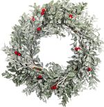 Christmas Wreath MagicHome, mistletoe, 30x30x08 cm