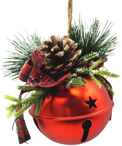Jingle bell MagicHome Christmas, 08x08x10 cm, red