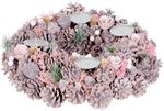 Garland MagicHome Christmas, pink, 38 cm