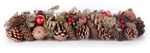 Candle holder MagicHome Christmas, with pine cones, advent, 50x17x09 cm