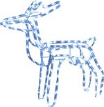 Decoration MagicHome Christmas, Reindeer, 144x LED cool white, 230V, outdoor, 59x27.50x64 cm