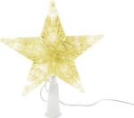 Csillag MagicHome Vianoce, 10x LED, arany, 2xAA