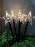 String lights MagicHome 5 Star, LED, warm white, steady light, timer, stars, 3xAA, IP44, outdoor, li
