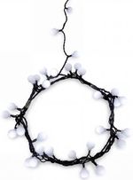 Füzér MagicHome Karácsony Cherry Balls, 100x hideg fehér LED, IP44, 8 funkció, világítás, Hosszúság: