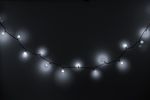 Füzér MagicHome Vianoce Cseresznye Gömbök, 100x hideg fehér LED, IP44, 8 funkció, világítás, Hosszús