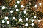 String lights MagicHome Cherry Balls, 100x cool white LED, IP44, 8 functions, lighting, L-9.90 m