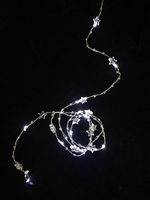 Lánc MagicHome Karácsony Stardeco CW, 20 m LED hideg fehér, 2x AA, IP 20, belső, világítás, L-1,9 m