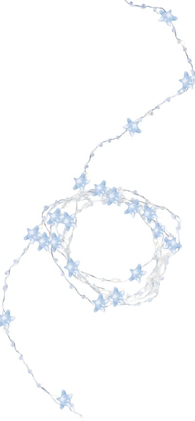 Chain MagicHome Christmas Stardeco CW, 20x mLED cold white, 2xAA, IP20, interior, lighting, L-1.9 m