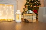Lampáš MagicHome Vianoce, LED, 3xAAA, plast, 10x10x20 cm