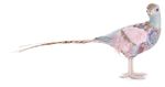 Decoration MagicHome Christmas, Pheasant, down, blue 50x10x25 cm